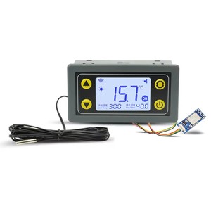 Interruptor de sincronización de aplicación de calefacción de refrigeración de 6-30V, medidor de temperatura 10A, módulo de controlador remoto WIFI, ST10W/ST10W, 1/2 pulgadas - Product Image 2