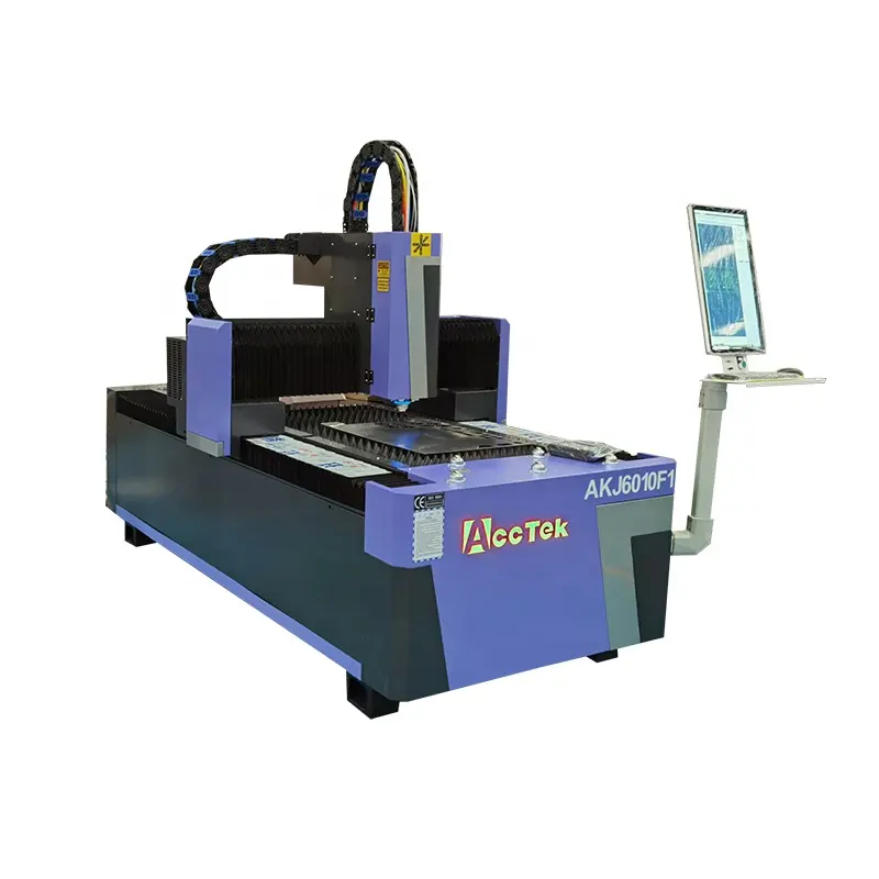 Máquina de corte por láser de fibra de alta calidad 600*1000mm cortadora láser Cnc 1000W-3000W máquina de corte por láser para Metal de acero