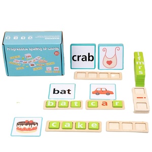 2024 Hot Sale Preschool <strong>Learning</strong> Word Recognition Spelling Memory Matching English Words Spelling Word Game - Product Image 1
