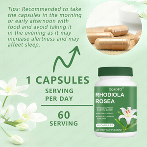 Kapsul <span class=keywords><strong>Rosea</strong></span> <span class=keywords><strong>Rhodiola</strong></span> lintas batas untuk pemasok suplemen Herbal Perdagangan Luar Negeri TK yang memenuhi syarat untuk orang dewasa - Product Image 3