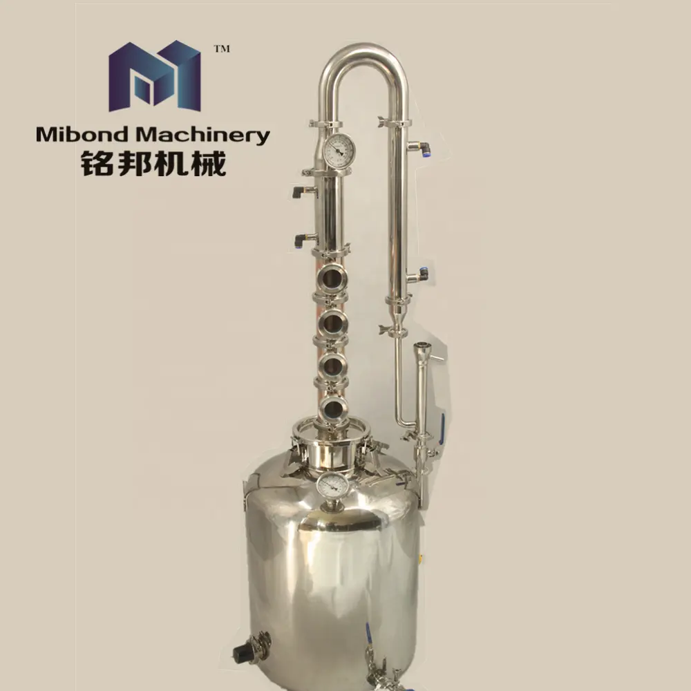 30L/50L/100L/200L Edelstahl-Alkohol brenner/Destillation kessel mit benutzer definierten Tri-Clamp-Anschlüssen