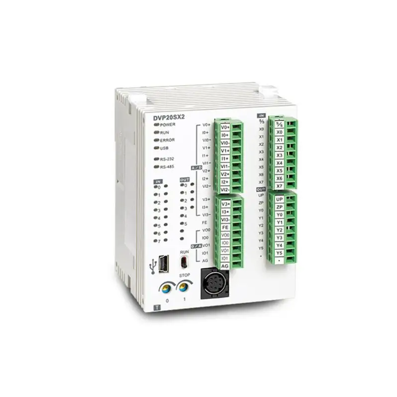 새로운 오리지널 펄스 타입 호스트 12 포인트 트랜지스터 출력 DVP12SA211T 델타 PLC 전용 컨트롤러