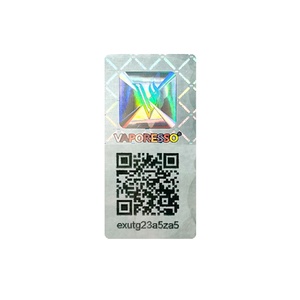 印刷セキュリティラベルシリアル番号包装ラベルホログラム偽造ステッカーQrコードスクラッチ - Product Image 4