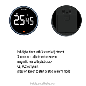 China Supplier Digital <strong>Timer</strong> With 3 Volume Levels <strong>Led</strong> <strong>Timer</strong> With Large <strong>Led</strong> Screen Magnetic Kitchen <strong>Timer</strong> - Product Image 3