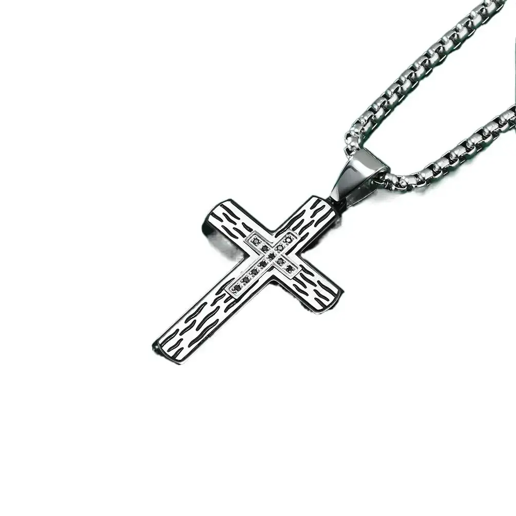 Black Steel Pendant steel+3.0*60cm chain