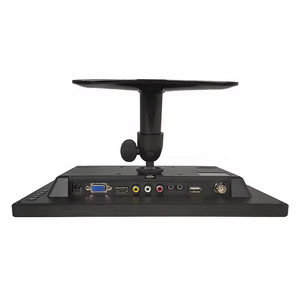 IPS LED monitör ile 13.3 inç siyah masaüstü bilgisayar 16:9 en boy oranı HD AV BNC sinyal arayüzü ve CCTV için dahili hoparlör - Product Image 2