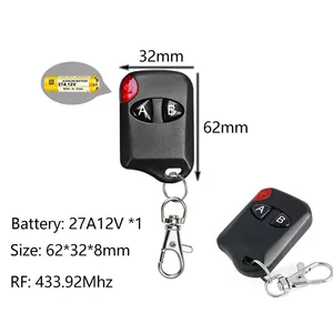 Universale RF 433MHz 50m telecomando trasmettitore ev1527 codice di apprendimento batteria include - Product Image 2