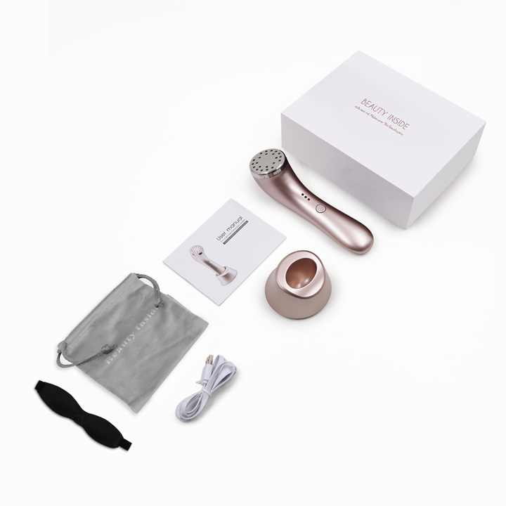 Belleza y cuidado personal calefaccion facial maquina de belleza reafirmante de la piel terapia de luz led masajeador de rostro