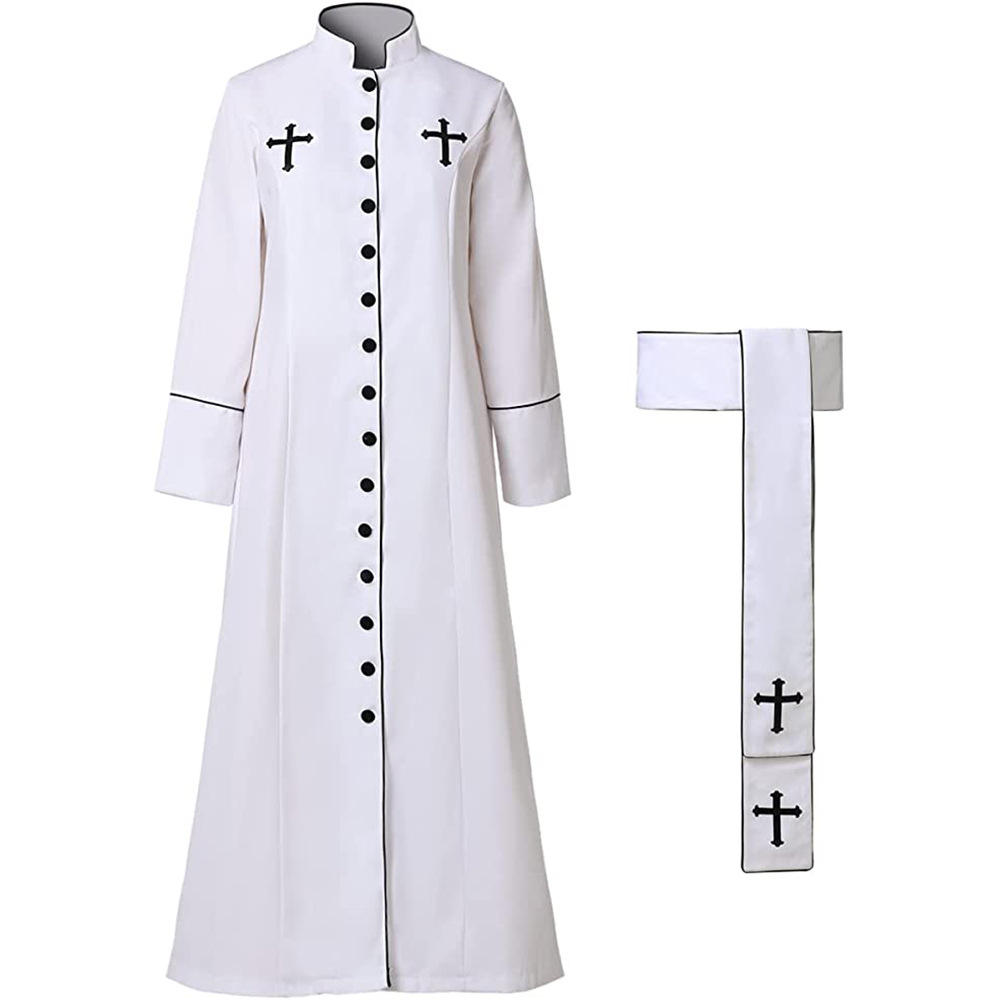 White clergy robes