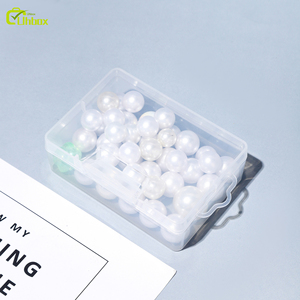矩形透明塑料盒，带悬挂储物加厚盖方形，用于零件包装 - Product Image 2