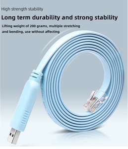 สายเคเบิลยูเอสบีเป็น RJ45สายเคเบิลคอนโซลเหมาะสำหรับสายสวิตช์ควบคุมการกำหนดค่า Cisc0 H3C - Product Image 3