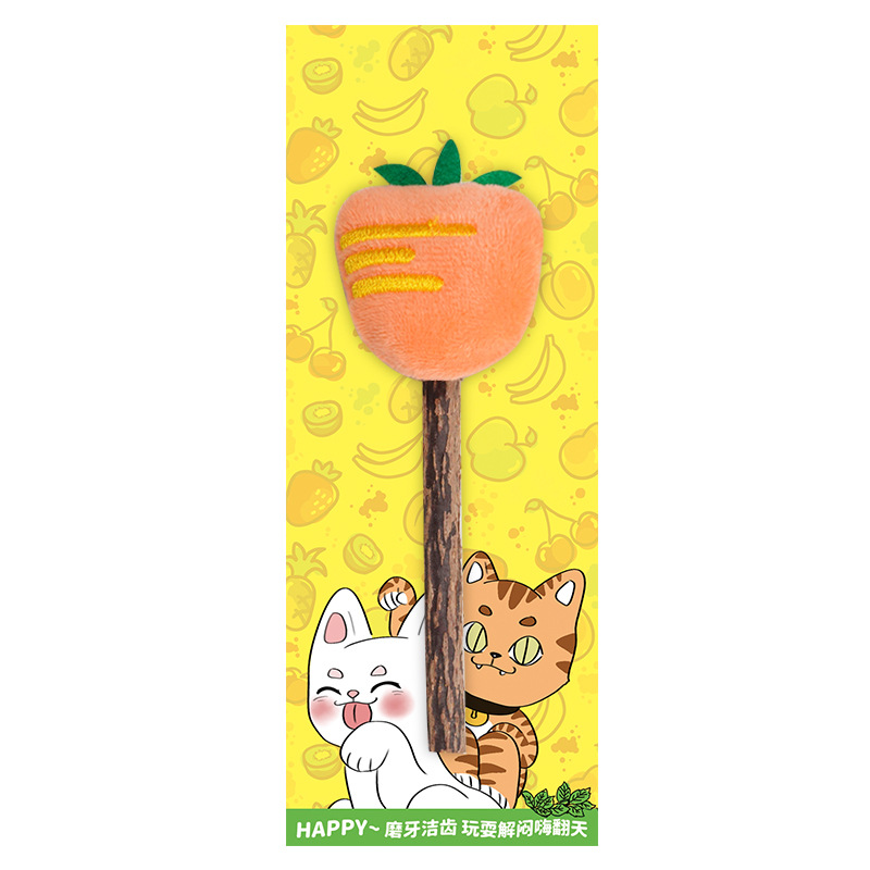 Carrot with paper card