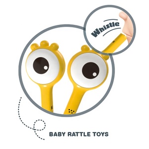 Set mainan musik pendidikan dini bayi, instrumen musik multifungsi mainan Drum Jazz elektronik dengan mikrofon 3 in 1 - Product Image 5