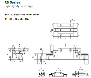 Hiwin HGH30CA HG30 HGH25 Guías lineales Cojinete lineal 30mm Bloque lineal Riel lineal Tipo de bola Cnc Riel de guía lineal - Product Image 6