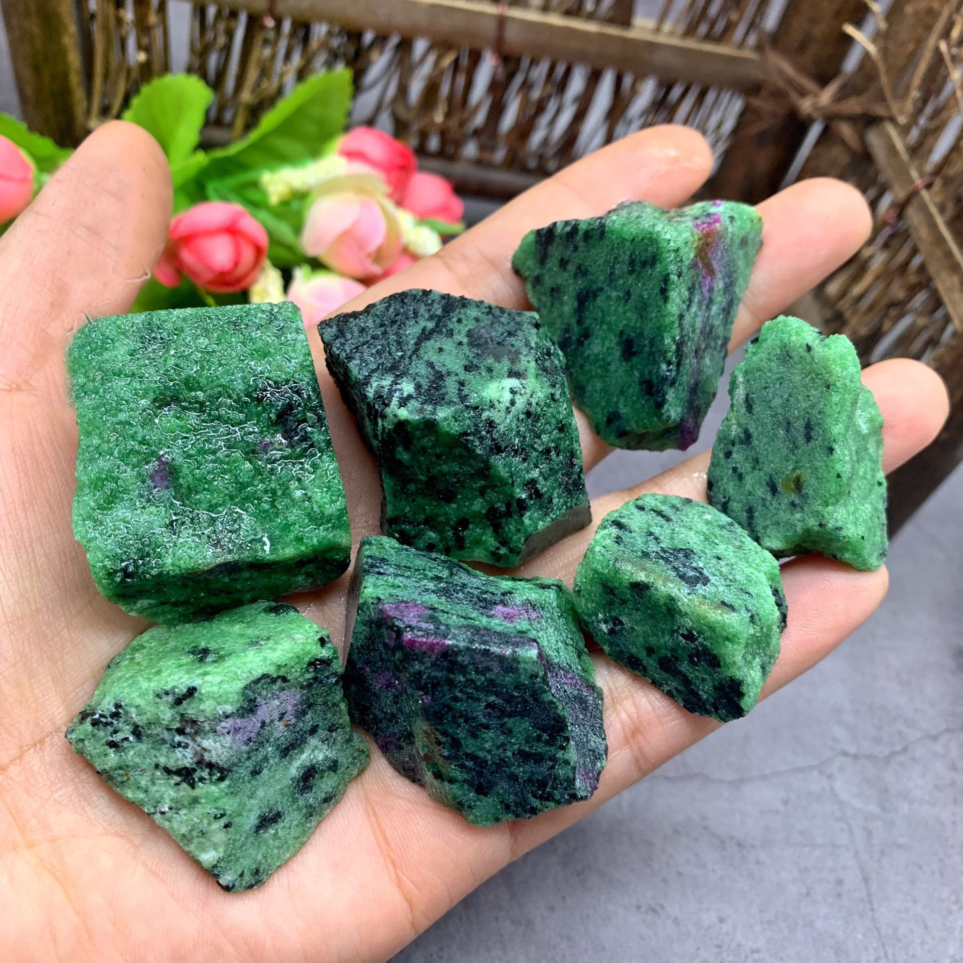 Gemma di rubino verde