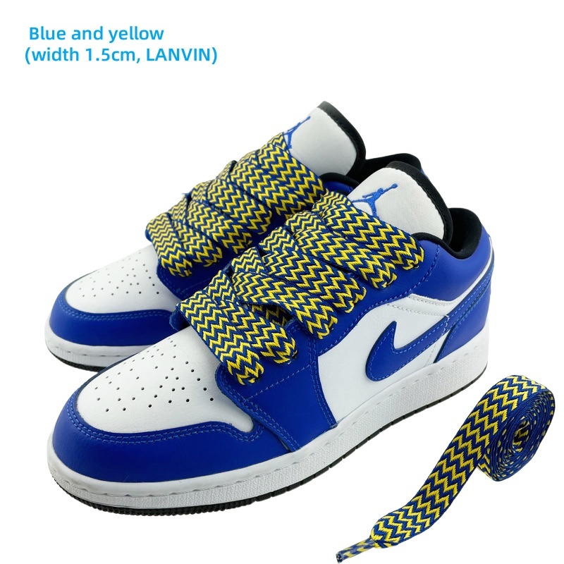 Blue and yellow (width 1.5cm, LANVIN)