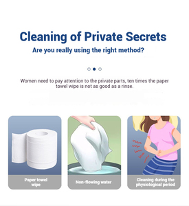 Portable Mini Electric <strong>Bidet</strong> Sprayer with 4 Spray Modes Pressure Adjustable for Toilet <strong>Use</strong> for Travel Camping Desert Trips - Product Image 4