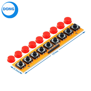 9-Wege-Tastenmodul Knopfsc halter Trigger Signal leitungs steuerung Sprach wiedergabe zubehör - Product Image 4
