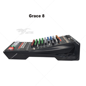 GRACE8 Mini 8 kanal mikser MP3 USB ile profesyonel ses karıştırma konsolu Mini ses mikseri konsolu - Product Image 5
