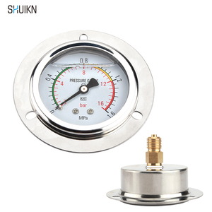 Axial Edge Shock Resistant Digital <span class=keywords><strong>Pressure</strong></span> <span class=keywords><strong>Gauge</strong></span> YN-60ZT Stainless Steel Precisão Classe 2.5 Pressão Pressão De Pressão De Óleo - Product Image 6