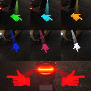 Motorrad <span class=keywords><strong>LED</strong></span> Finger Blinker Licht Hinterrad bremse Heck Laser Projektion Warn anzeige Antik ollision Sicherheits lampe Dekorativ - Product Image 5