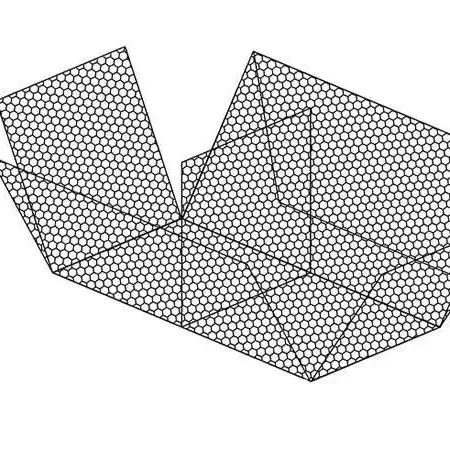 Cina fornitore zincato gabbione scatole esagonali 2x1x1x1 rete metallica intrecciata pesante gabbione e rete metallica esagonale
