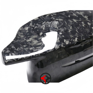 BMW G82 LD dövme gerçek karbon Fiber dikiz aynası kapağı aksesuar uygun ikame araba yan dikiz kapakları kabuk - Product Image 5