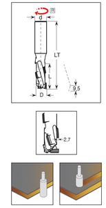 عالية المقاومة الميكانيكية الجسم الصلب DP من لحام أطراف DP بت جهاز التوجيه المتاح ريشاربينبل تصل إلى 3 مرات - Product Image 3