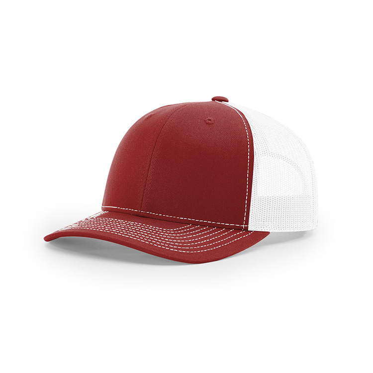 Crimson + white mesh