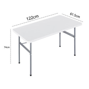 折叠桌常规工作台4英尺可调高度桌 - Product Image 4