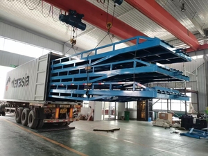 Plataforma de rampa de muelle portátil para contenedores de 6 toneladas, puente de embarque móvil, plataforma de carga y descarga hidráulica - Product Image 6
