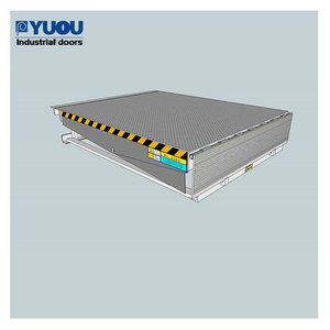 Muelle fijo de 6-15 toneladas, tamaño personalizado de fábrica y muelle de carga de color, nivelador de muelle hidráulico eléctrico - Product Image 4