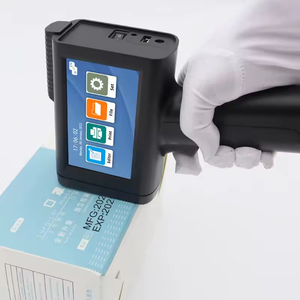 Tragbare Hand-Tinten strahl drucker pistole 12,7mm Hand-<span class=keywords><strong>Batch</strong></span>-Codier maschine für den Druck von Flaschen dosen kartons