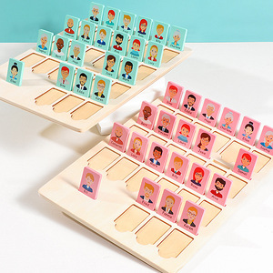 Hot Selling Character guess who <strong>I</strong> Am Board <strong>Game</strong> Children's Intellectual and Logical Development Training - Product Image 5