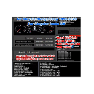 APNT-Software programm für Chrysler IMMO OFF Arbeiten Sie mit jedem J2534-Gerät, das SCI (j2610) und Can Bus unterstützt