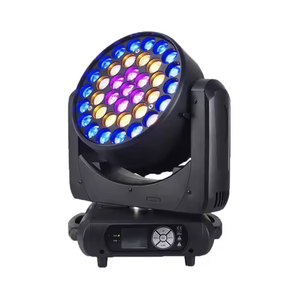 Luce LED da palcoscenico 37x15W ad alta luminosità con sistema di miscelazione del colore a fuoco variabile e controllo DMX per spettacoli professionali - Product Image 5