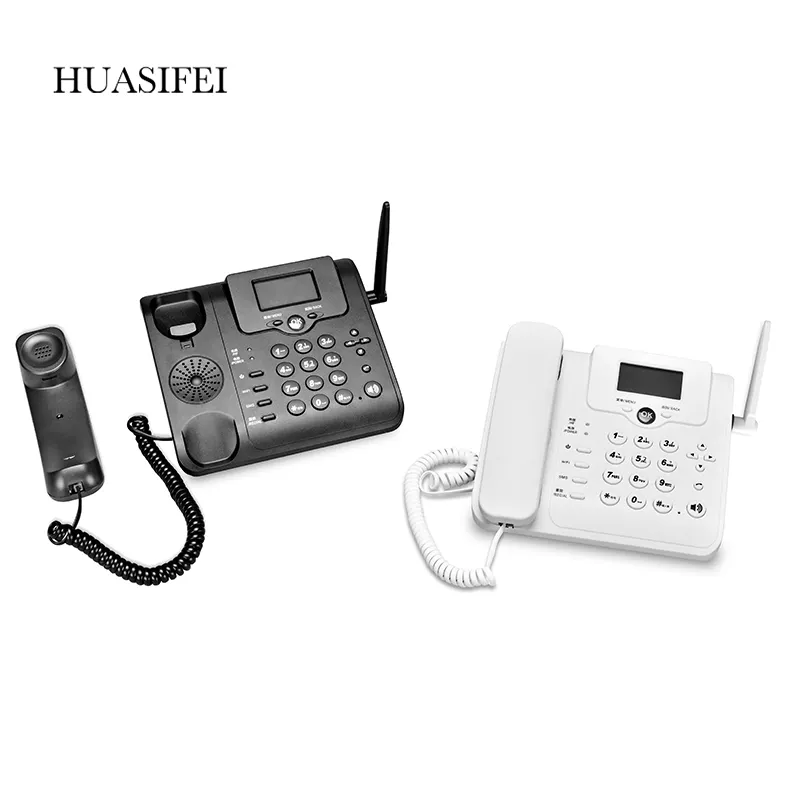 HUASIFEI W101l 4g Wifi Router Gsm Telefon 4G Volte Festnetz Hot Spot Schreibtisch Festes Telefon mit Sim-Kartens teck platz