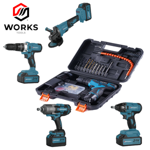 High Efficiency <strong>Power</strong> Tools Set Combo Multipurpose Battery <strong>Power</strong> Tools <strong>Kits</strong> - Product Image 1