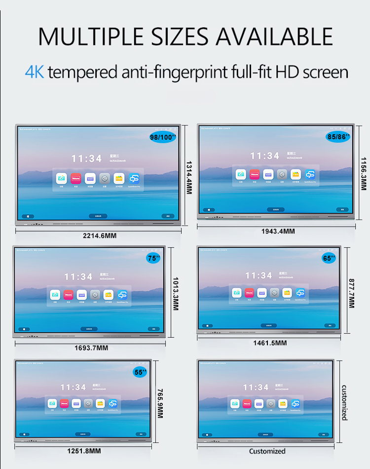 LED 4K 8K HD Smart TV Precio de Fábrica 55 Pulgadas