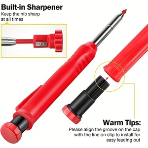 Scriber için ağaç İşleme ve mühendislik projeleri için yüksek kaliteli derin delik marangoz kalem - Product Image 4