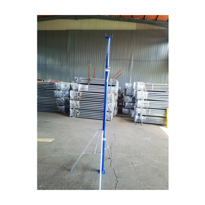 Apuntalamiento de acero Doka Acrow ajustable utilizado para escaleras de construcción y piezas de andamios función de empuje y tracción - Product Image 4