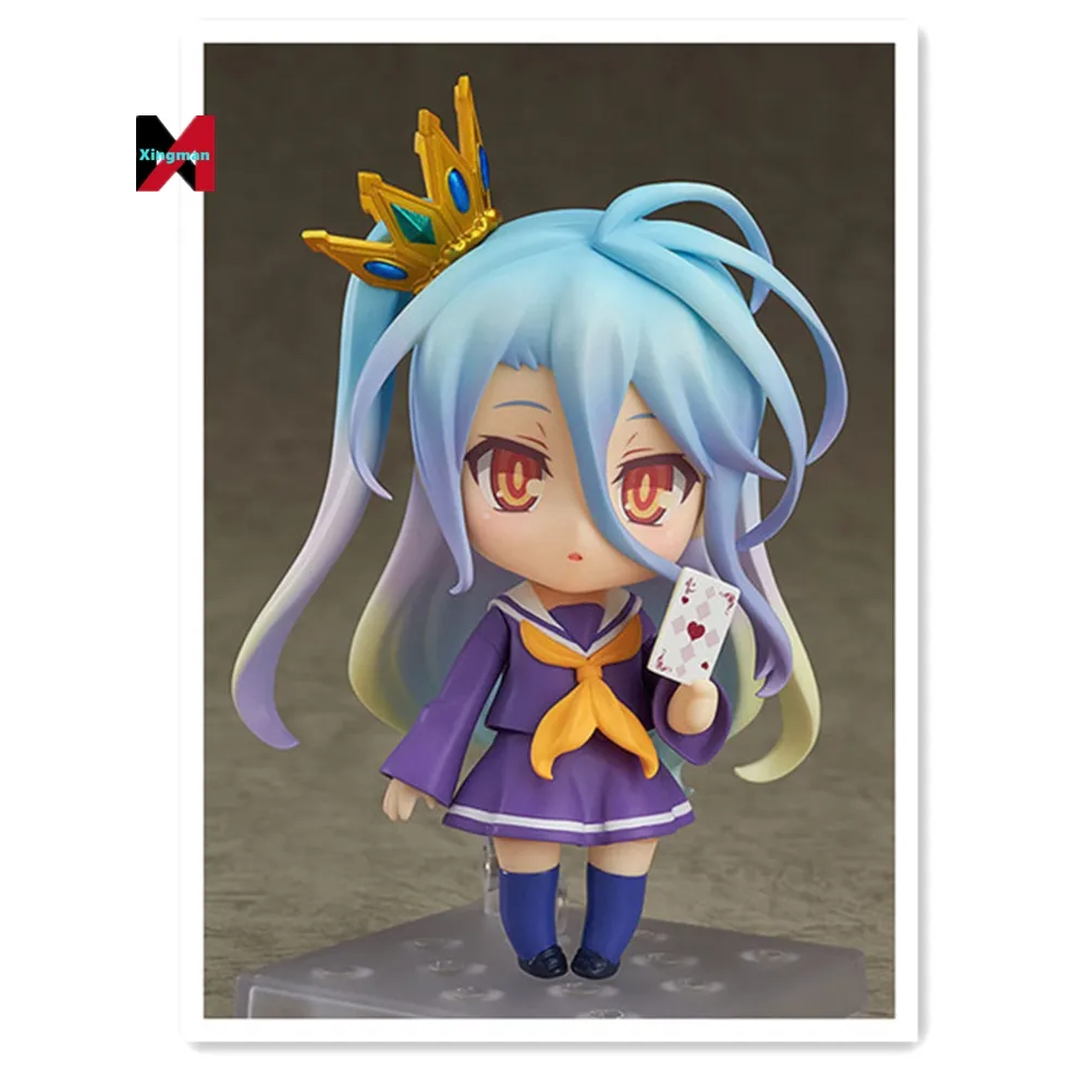 XM 10cm 653# Life: Shiro Anime Figure Collection Toy Game No Life