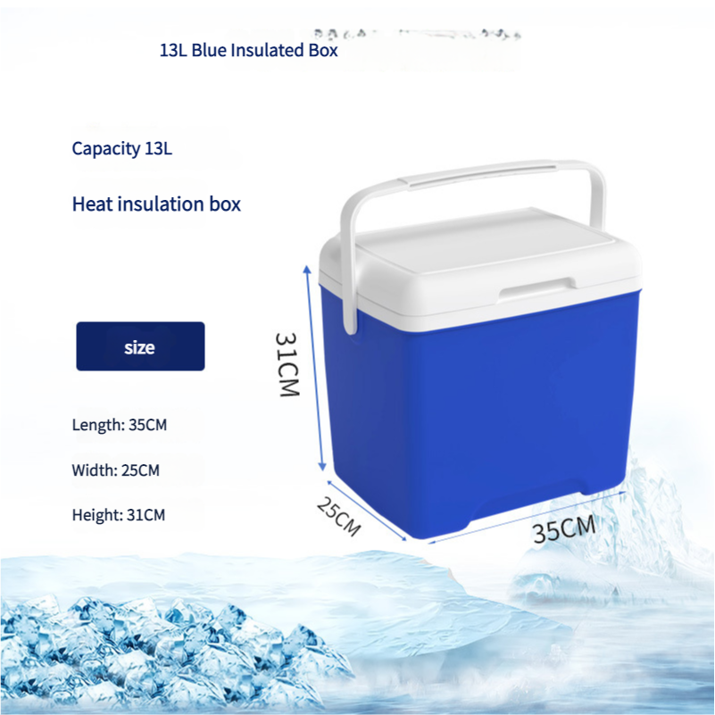 13L verde + caja de hielo de 380ml * 1 + bolsa de hielo * 5
