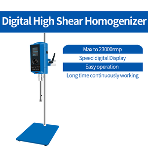 IKEME Lab yüksek hızlı homojenleştirici 0.8L/1.5L/8L/13L yüksek kesme karıştırıcı Blender kozmetik formülü elektrikli kaldırma Lab homojenleştirici - Product Image 4