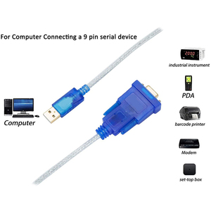 DB9メスポートデータシリアルコンバータRS232ケーブルへのD-Sub USB 2.0