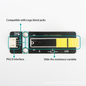 5V slayt potansiyometre modülü çift Analog çıkış, Arduino/LEGO için ayarlanabilir direnç (PH2.0 arayüzü)