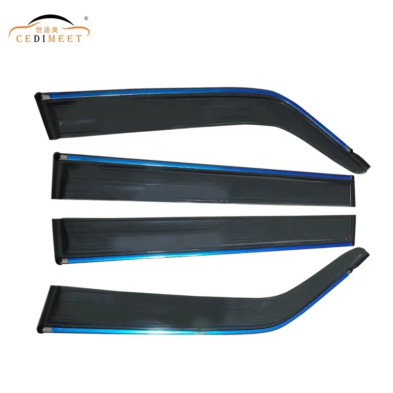 Nhà Máy Giá gió bảo vệ xe Acrylic cửa sổ làm lệch hướng mưa bảo vệ gió bảo vệ Visor cửa Visor cho Pajero v73 2005