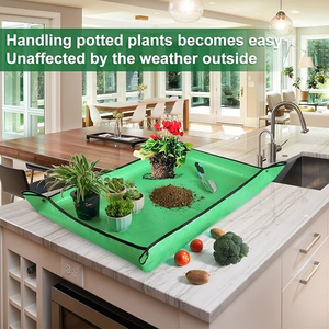 Bitki saksı ve Repotting için kaymaz özelliği ile katlanabilir bahçe Kneeler çalışma bez koruyucu donanım - Product Image 6