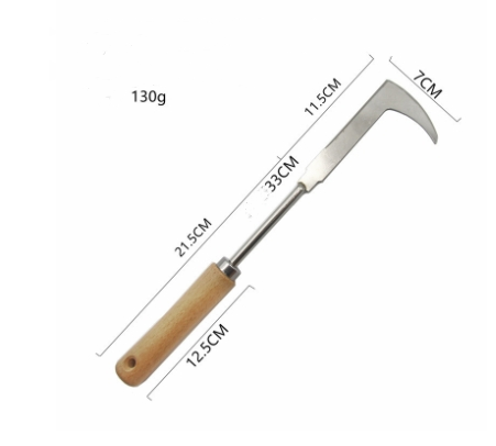 Gancho para césped en forma de 7 [madera de haya