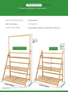 Tre Hoa Kệ Nhiều Lớp Trong Nhà Phòng Khách Tầng-Đứng Nồi Giá Màu Xanh Lá Cây Chế Độ Ăn Uống Thịt Ban Công Trang Trí Lưu Trữ Giá - Product Image 6